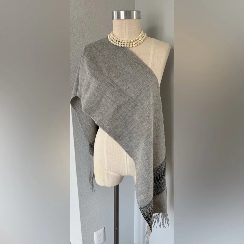 100% Baby Alpaca Peru Scarf 64”x12”